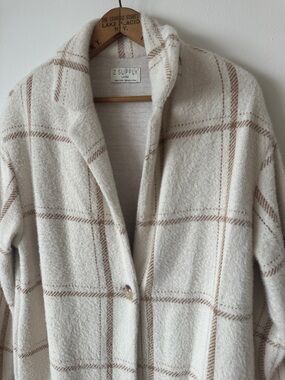 Z Supply Mason Windowpane Coat